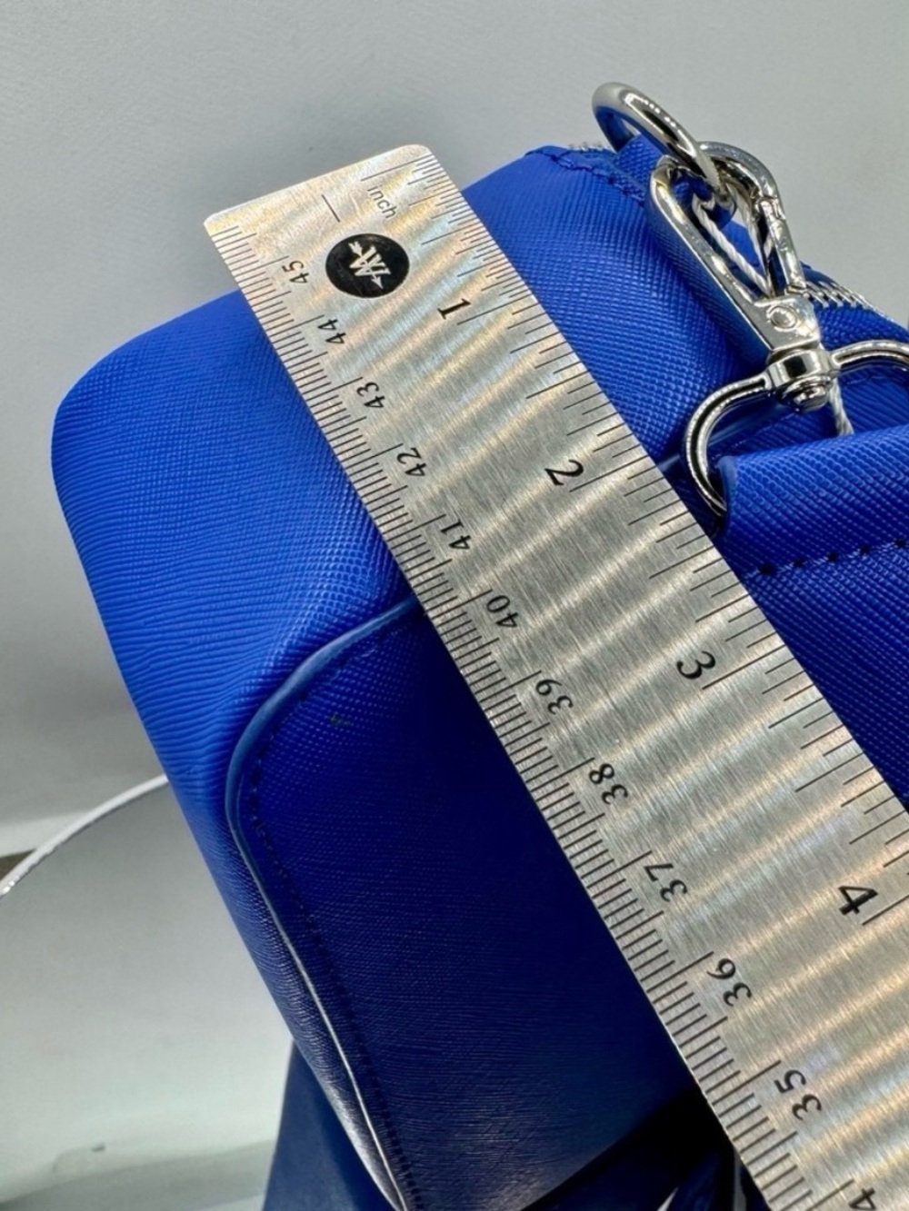 Valentino Orlandi Blue Studded Camera Bag - Picture 2 of 7